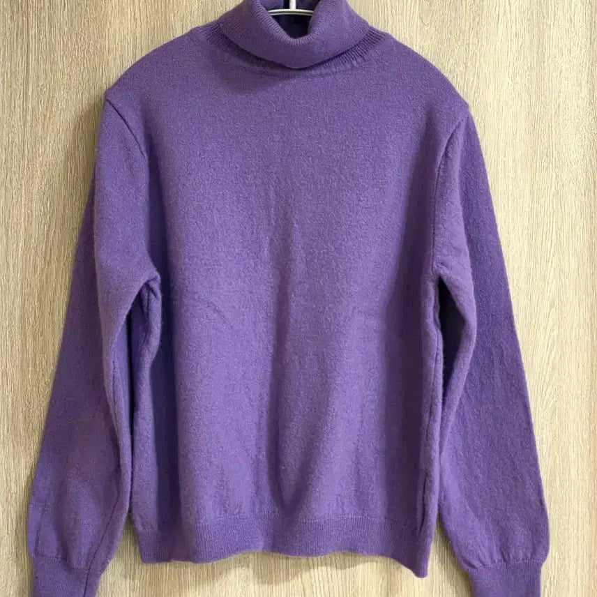 [BUNJANG] Purple Turtleneck Knit Sweater / 보라색 터틀넥 니트 스웨터 S