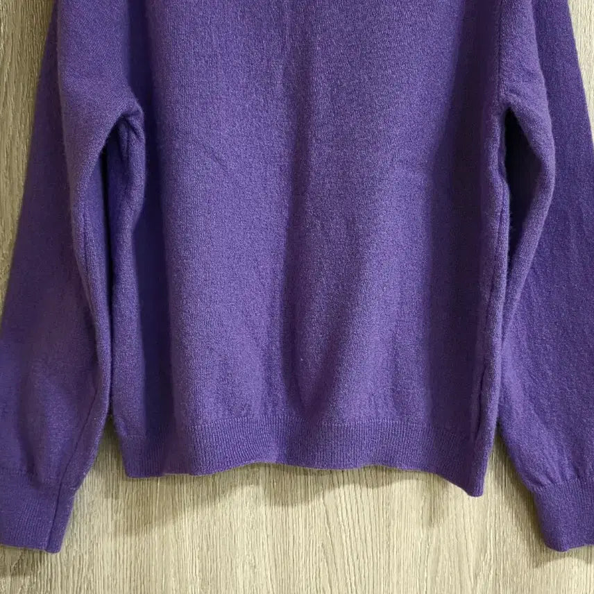 [BUNJANG] Purple Turtleneck Knit Sweater / 보라색 터틀넥 니트 스웨터 S