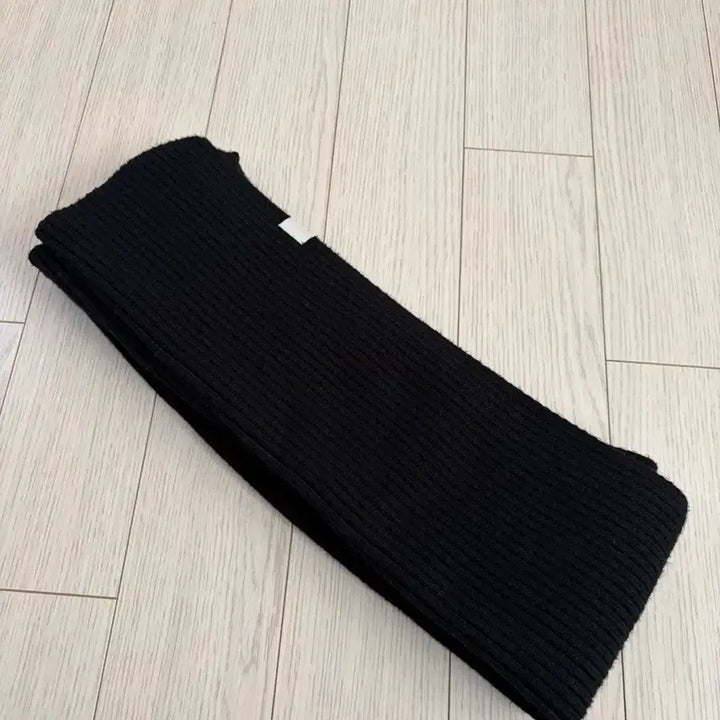 [BUNJANG] Black Knit Scarf / 블랙 니트 머플러 목도리 판매