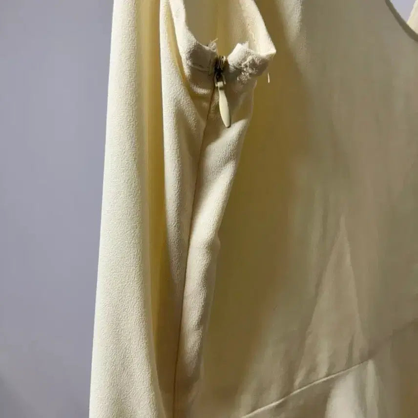 [BUNJANG] Freckle Ribbon Long Dress / 프레클 리본 롱 원피스