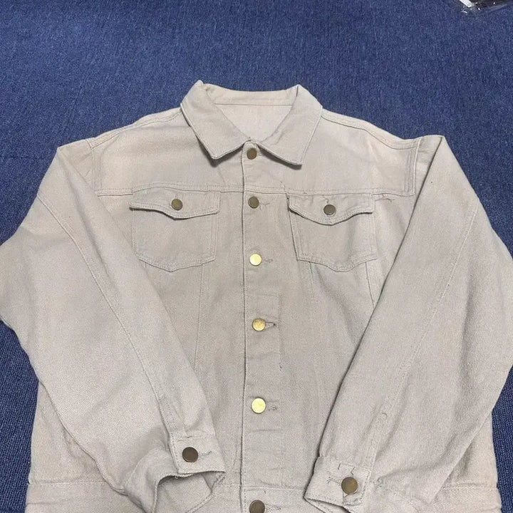 [BUNJANG] BOSE Crop Fit Ivory Trucker Jacket / 트러커자켓