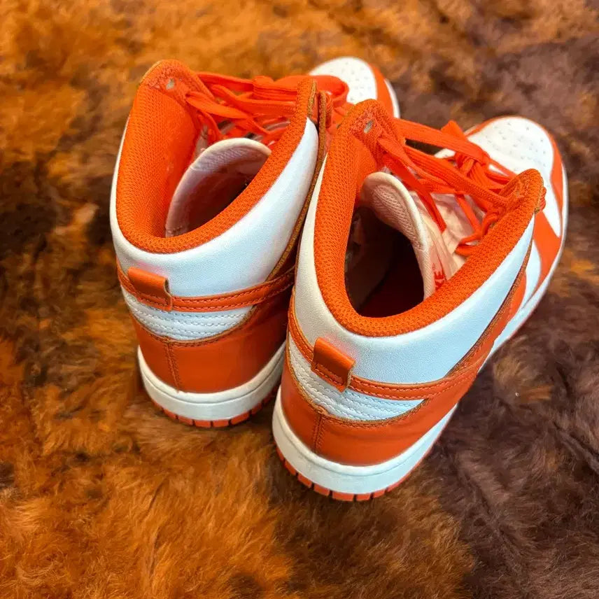 [BUNJANG] Nike Dunk High Retro Orange Blaze Sneakers / 나이키 덩크 하이 레트로 오렌지 블레이드