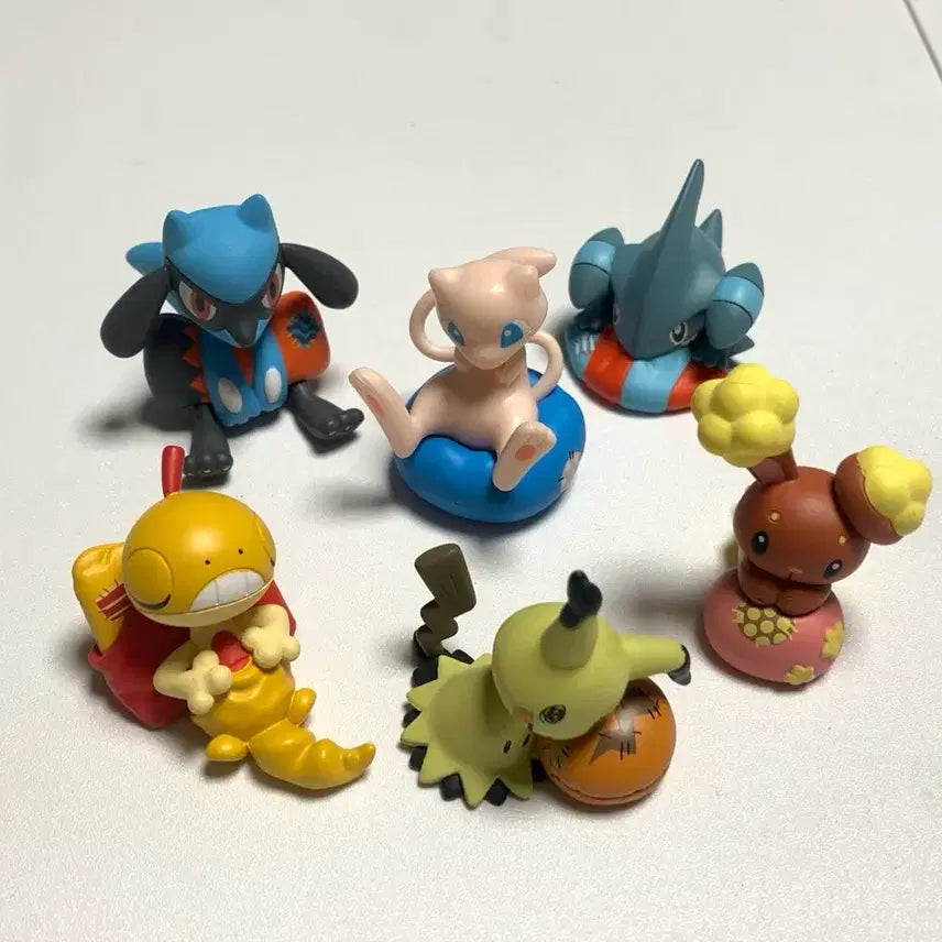 [BUNJANG] Pokemon Relax Mascot Set / 포켓몬스터 가챠 집에서 푹 쉬어요 6종일괄
