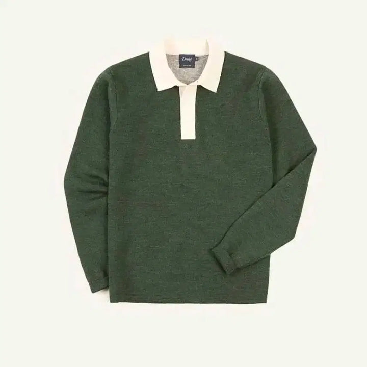[BUNJANG] Drakes Rugby Tee Knit L / DRAKES 드레익스 럭비티 니트 L
