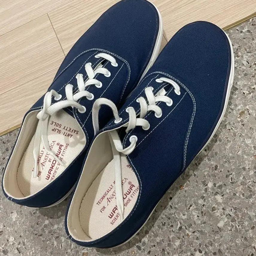 [SOLD OUT] 와쿠와 wakouwa 덱슈즈 네이비 us7.5(255)