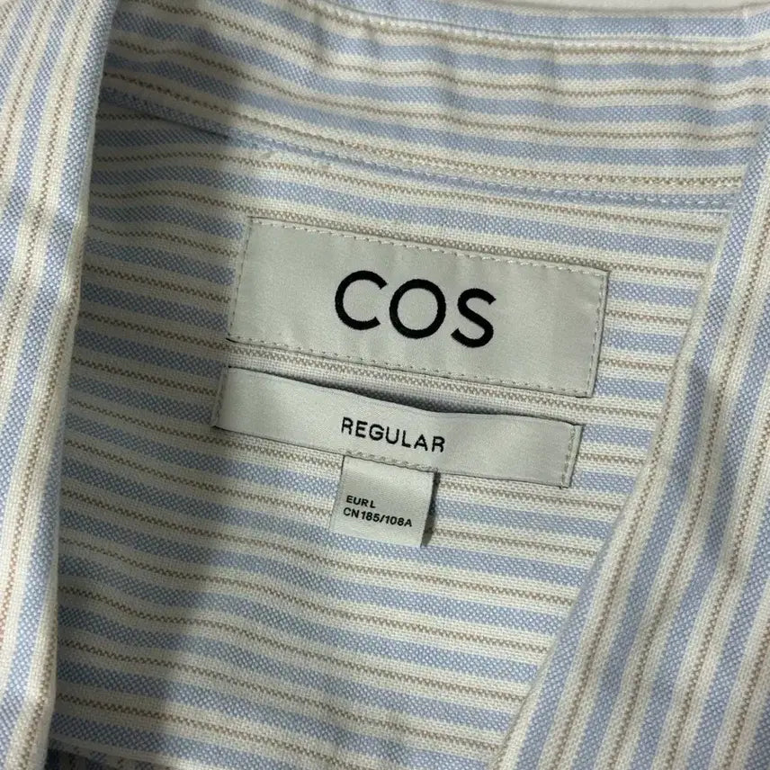 [SOLD OUT] COS 코튼 스트라이프 셔츠 [L]