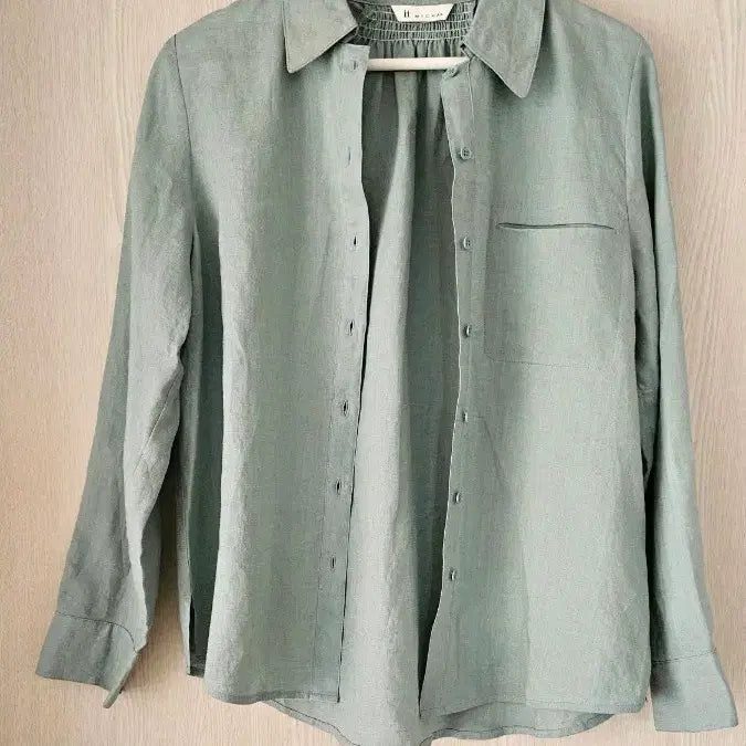 [BUNJANG] IT MICHAA Blouse Shirt Mint / 잇미샤 블라셔츠 마100 새상품