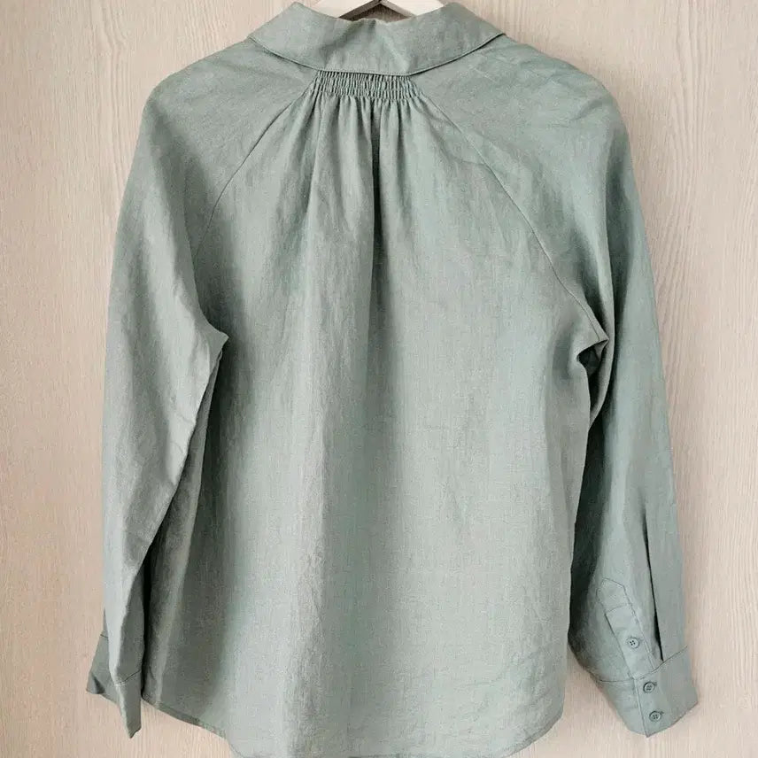 [BUNJANG] IT MICHAA Blouse Shirt Mint / 잇미샤 블라셔츠 마100 새상품