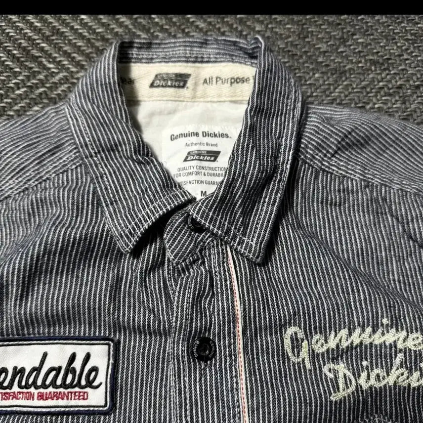 [BUNJANG] Dickies Vintage Patchwork Shirt (M) / 디키즈 빈티지 패치 워크 셔츠 (m)