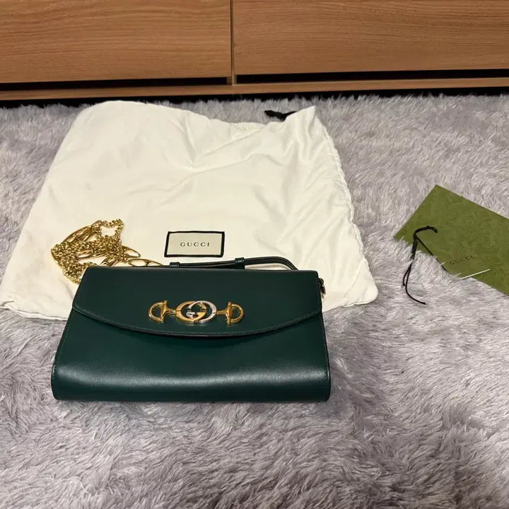 [SOLD OUT] 구찌 주미백 스몰 다크그린