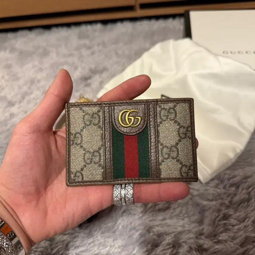 [BUNJANG] Gucci Ophidia Card Wallet & Phone Case Set / 구찌 오피디아 카드지갑 & 폰케이스 세트