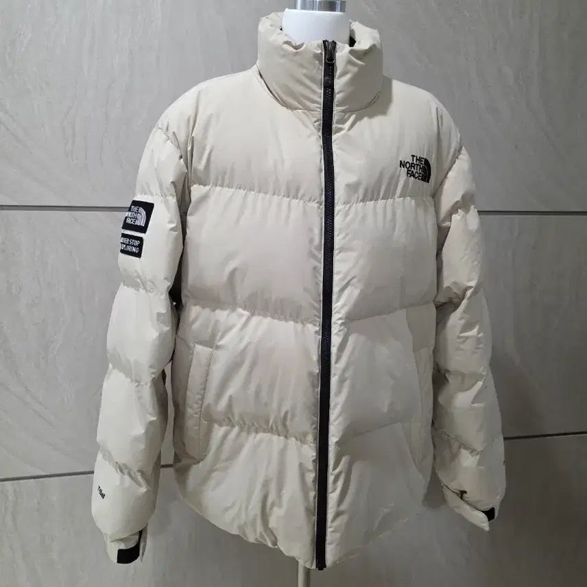 [BUNJANG] North Face Beige Padded Jacket 2XL / 흔치않은컬러 정품 노스페이스 베이지 패딩 2XL 105~110