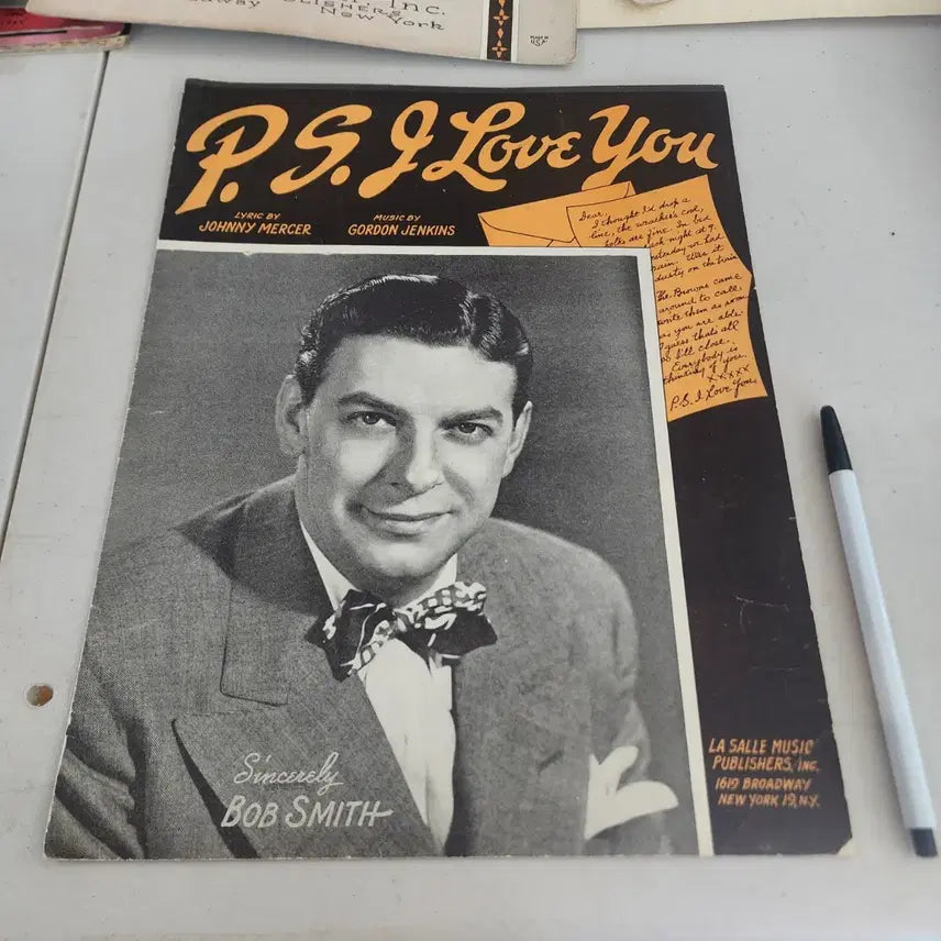 [BUNJANG] USA Sheet Music Collection / 옛날 USA 악보 4장
