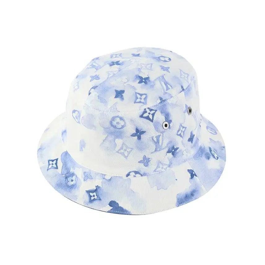 [BUNJANG] Louis Vuitton M76765 Monogram Aqua Garden Reversible Bucket Hat / 루이비통 M76765 모노그램 아쿠아가든 리버서블 버킷햇 60사이즈