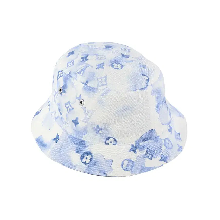 [BUNJANG] Louis Vuitton M76765 Monogram Aqua Garden Reversible Bucket Hat / 루이비통 M76765 모노그램 아쿠아가든 리버서블 버킷햇 60사이즈
