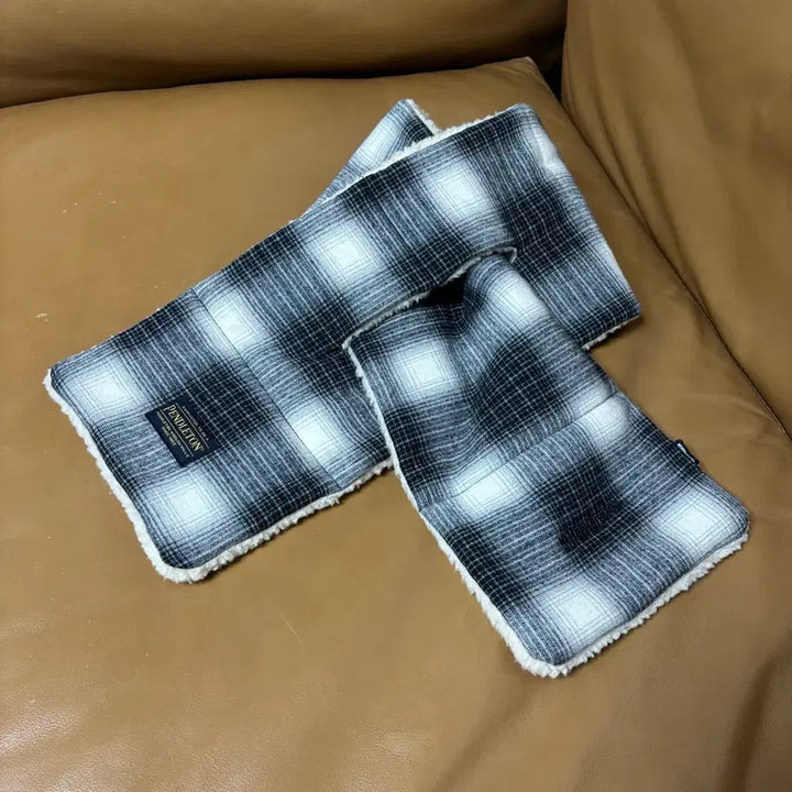 [BUNJANG] Neighborhood Pendleton Check Boa Muffler / 네이버후드 펜들턴 체크 보아 머플러 목도리