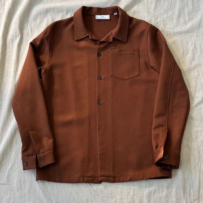 [BUNJANG] BTS Brown Wool Shirt Jacket 38 / 아미 브라운 울 셔츠자켓 38