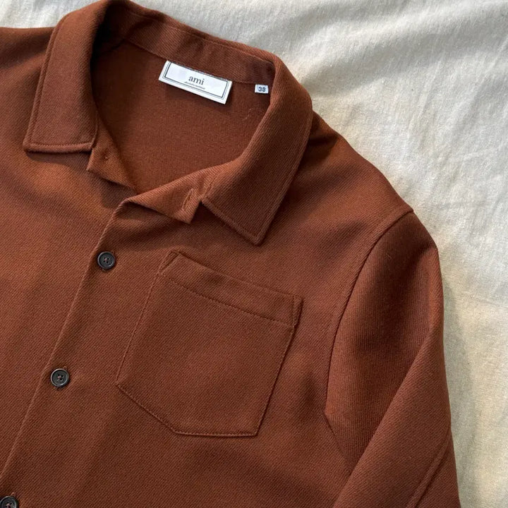 [BUNJANG] BTS Brown Wool Shirt Jacket 38 / 아미 브라운 울 셔츠자켓 38