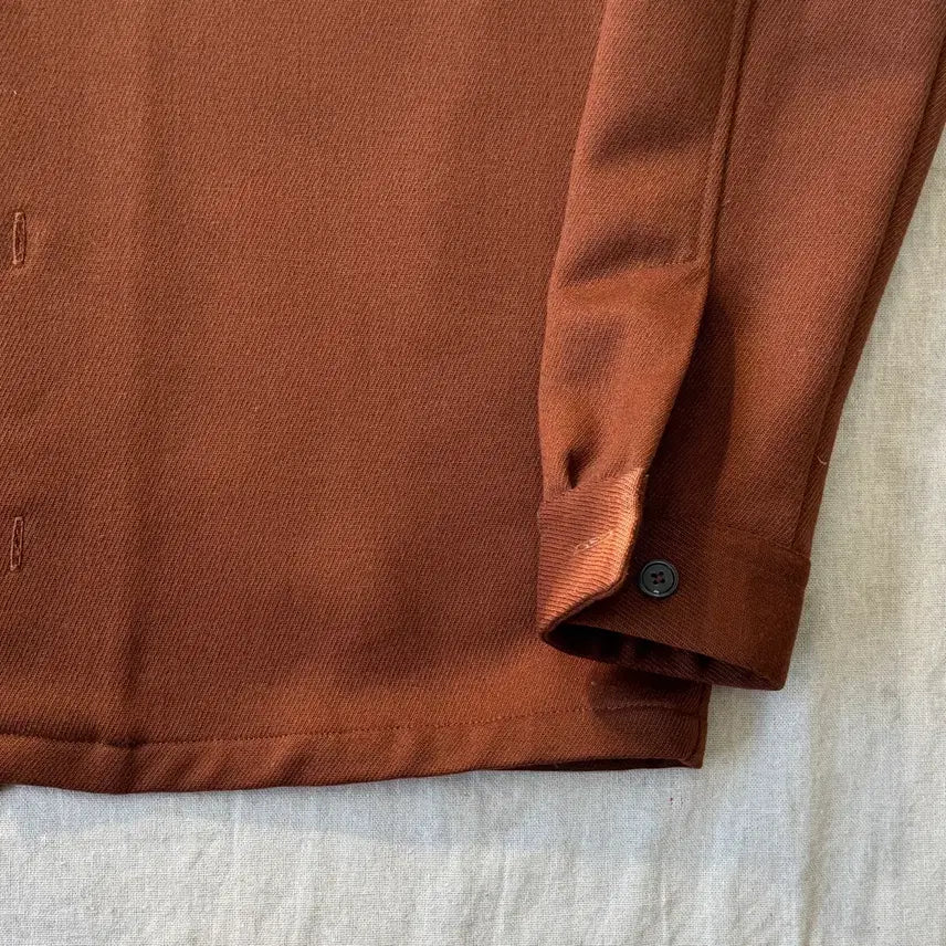 [BUNJANG] BTS Brown Wool Shirt Jacket 38 / 아미 브라운 울 셔츠자켓 38