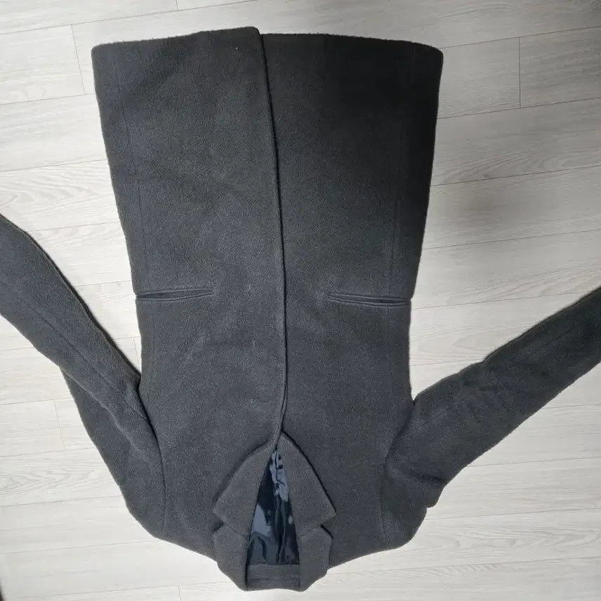 [BUNJANG] System Gray Wool Blend Single Coat (Size 95) / 오늘만이가격!!    한섬 시스템 모+라마 회색 모직 싱글 코트 95