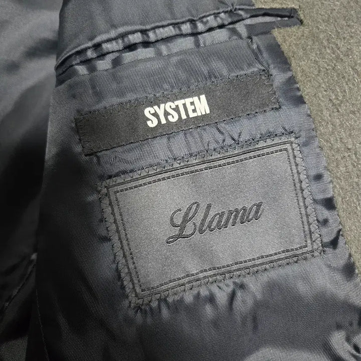[BUNJANG] System Gray Wool Blend Single Coat (Size 95) / 오늘만이가격!!    한섬 시스템 모+라마 회색 모직 싱글 코트 95