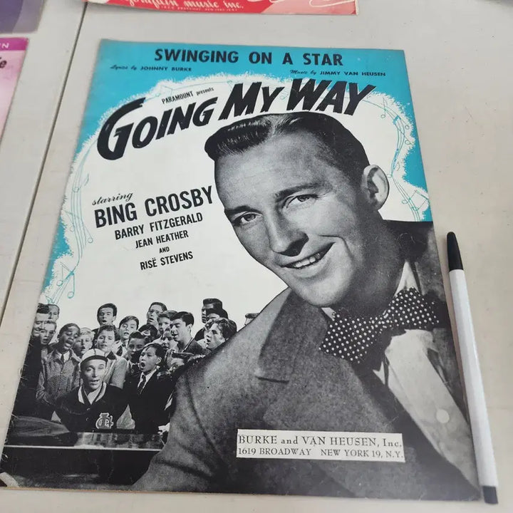[BUNJANG] USA Vintage Sheet Music Set / USA 옛날 악보 4장