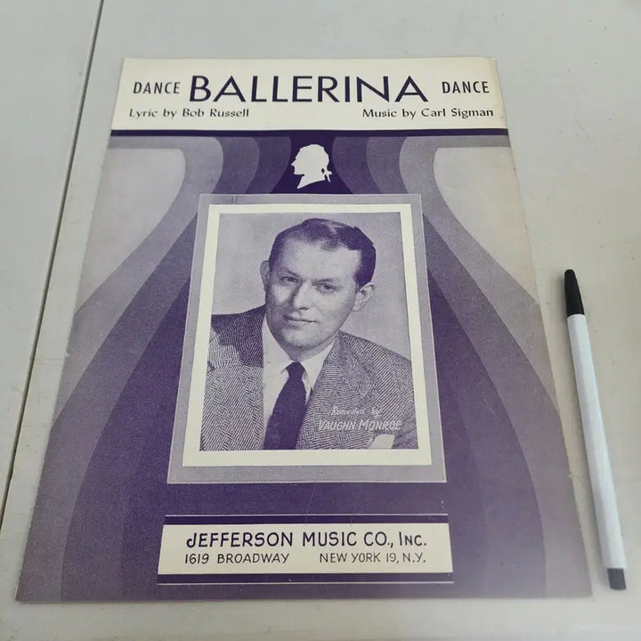 [BUNJANG] USA Vintage Sheet Music Set / USA 옛날 악보 4장