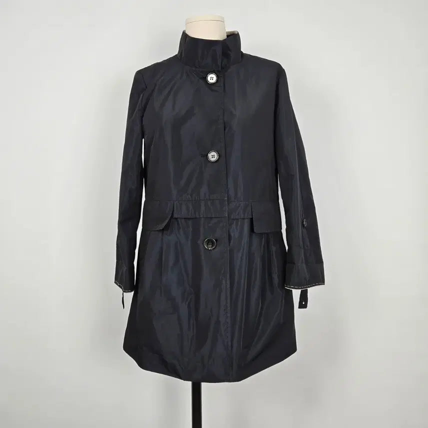 [BUNJANG] Cresson Navy Half Coat (Size 66) / 0943.크레송  잉크 네이비 여성 하프 코트 66