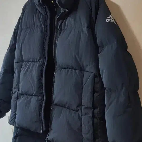 [BUNJANG] Adidas Navy Puffer Down Jacket / 아디다스 신형 여성 네이비 푸퍼패딩 점퍼 M