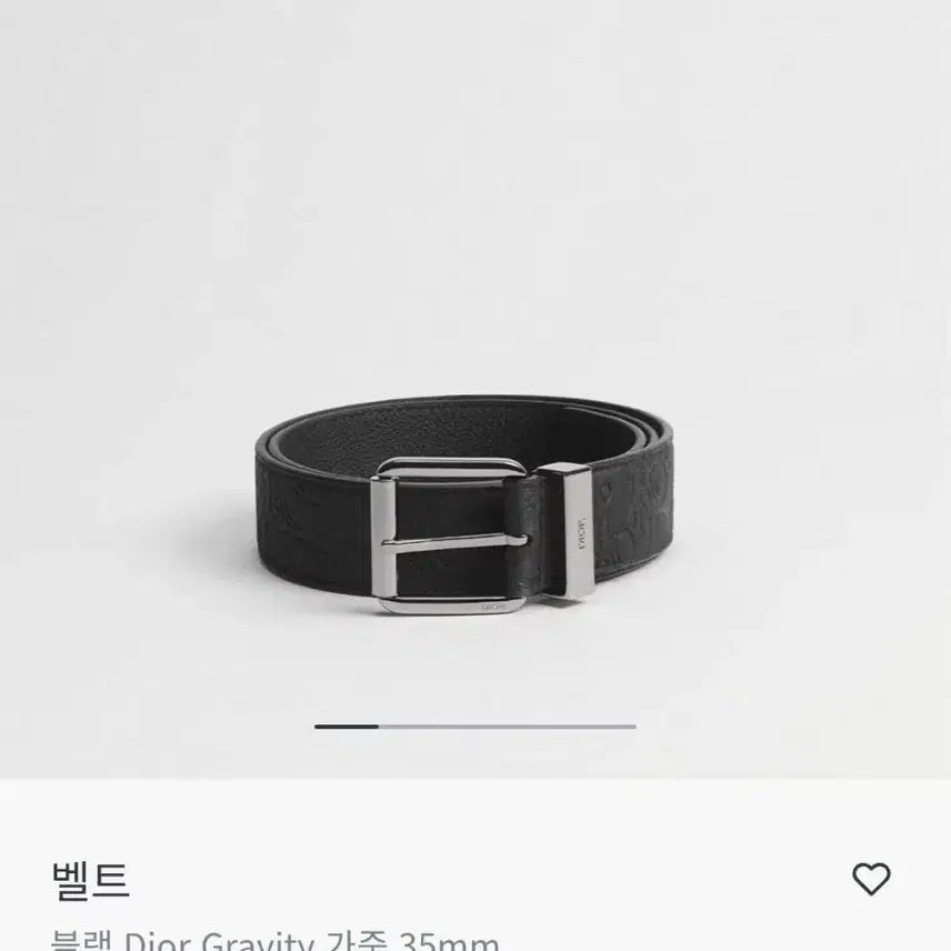 [SOLD OUT] [새상품/100] 디올 그래비티 가죽 벨트