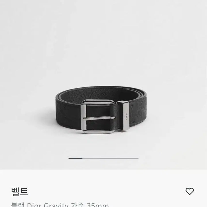 [SOLD OUT] [새상품/100] 디올 그래비티 가죽 벨트