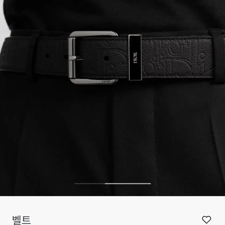 [SOLD OUT] [새상품/100] 디올 그래비티 가죽 벨트