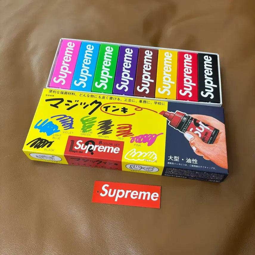 [BUNJANG] Supreme Magic Ink Marker Set / 슈프림 매직 잉크 마커 세트 인테리어 소품