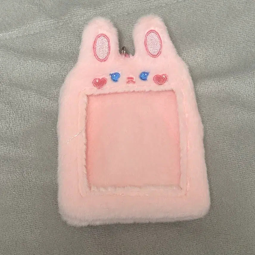 [BUNJANG] Unknown Rabbit Fur Photocard Holder / 토끼 털포카홀더
