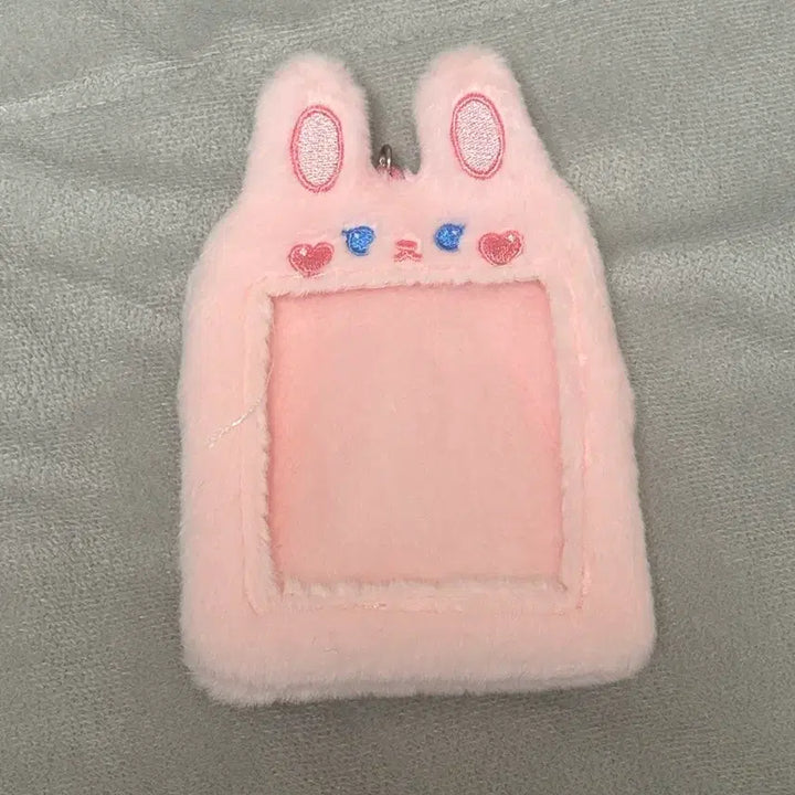 [BUNJANG] Unknown Rabbit Fur Photocard Holder / 토끼 털포카홀더