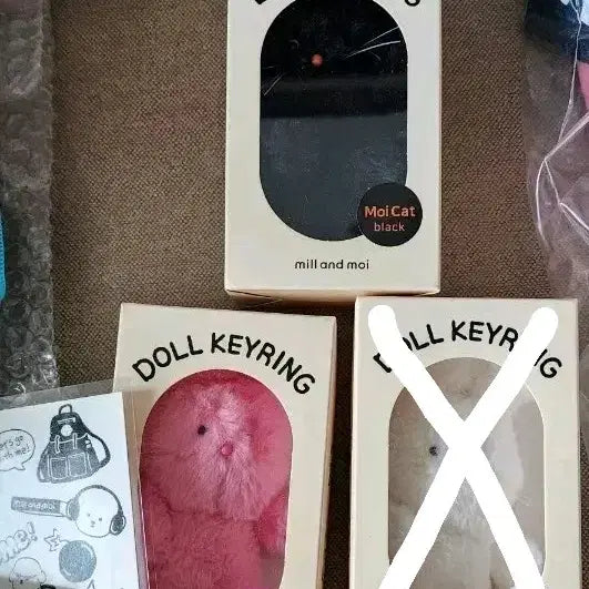 [BUNJANG] Mill &amp; Moi Doll Keychain / 밀앤모이 mill and moi 인형 키링