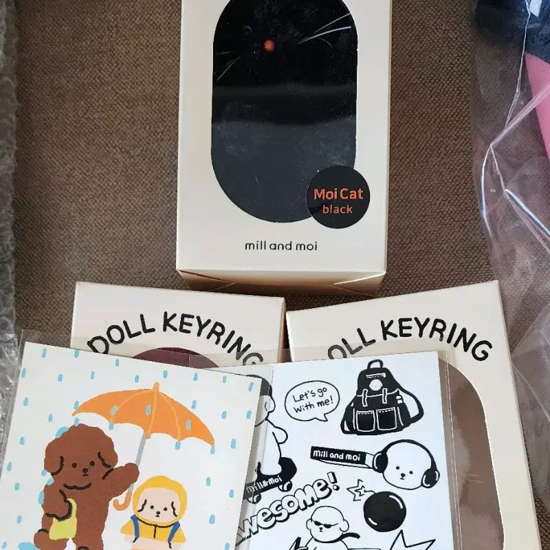 [BUNJANG] Mill &amp; Moi Doll Keychain / 밀앤모이 mill and moi 인형 키링