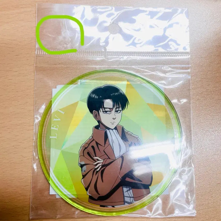 [BUNJANG] Attack on Titan Levi Acrylic Coaster / 진격의거인 리바이 아크릴 코스터 컵받침 티코스터 진격거 치비 리바이