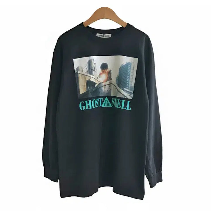 [SOLD OUT] 플래그스터프 공각기동대 쿠사나기 롱 슬리브 티셔츠 블랙 M