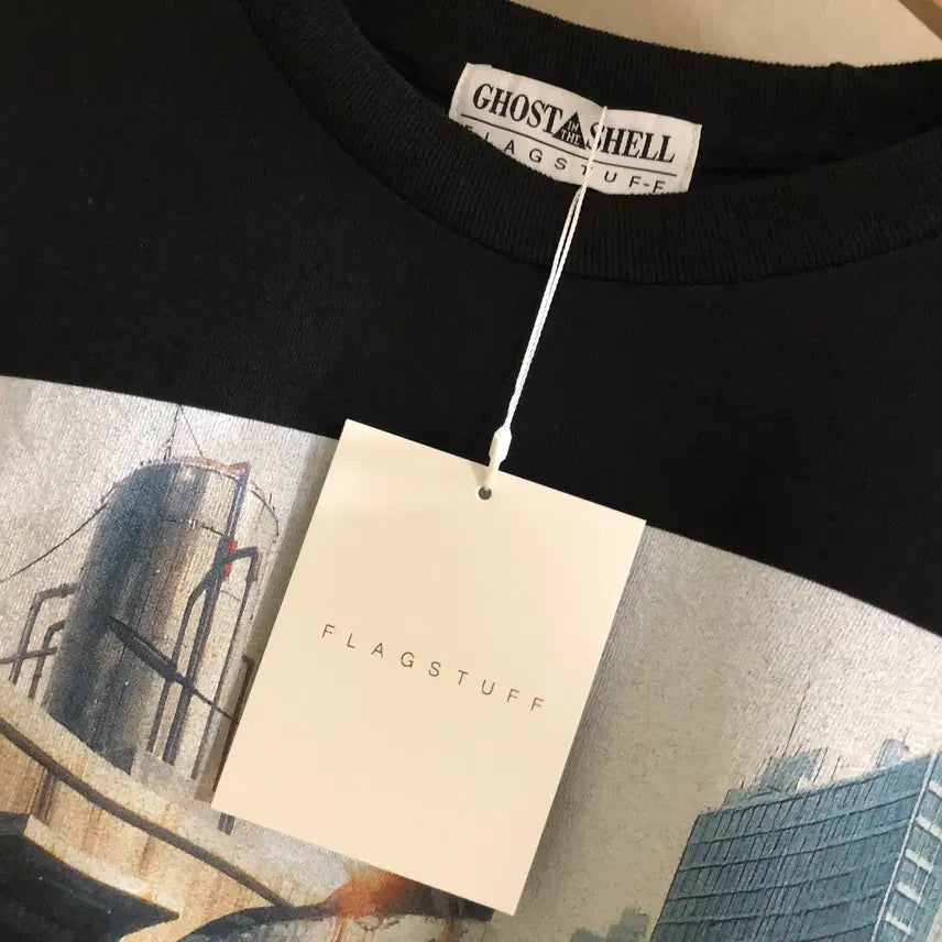 [SOLD OUT] 플래그스터프 공각기동대 쿠사나기 롱 슬리브 티셔츠 블랙 M