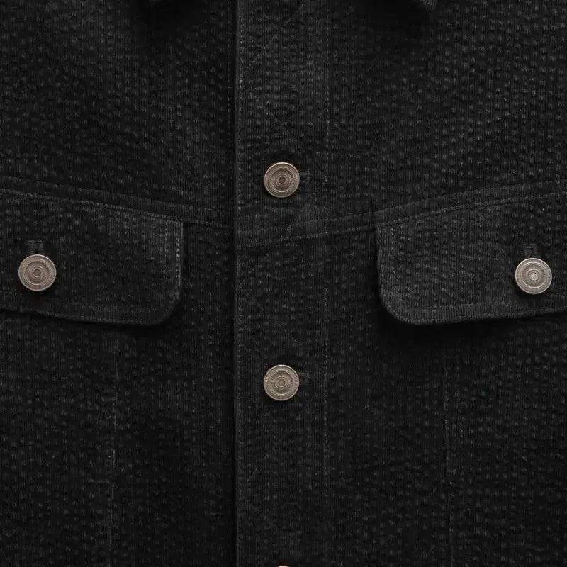 [SOLD OUT] [s] 25fw 유스 코듀로이 텍스쳐드 자켓 블랙