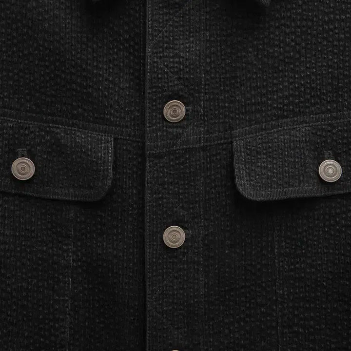 [SOLD OUT] [s] 25fw 유스 코듀로이 텍스쳐드 자켓 블랙