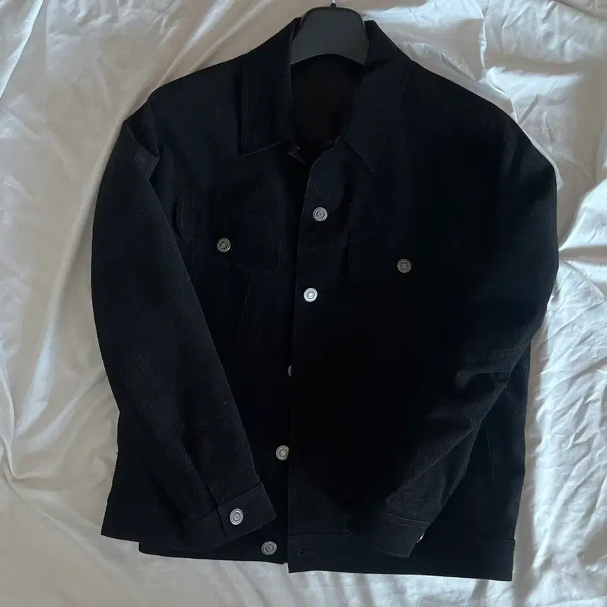 [SOLD OUT] [s] 25fw 유스 코듀로이 텍스쳐드 자켓 블랙