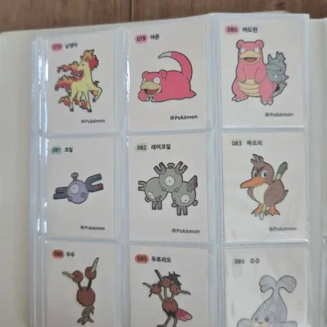 [BUNJANG] Pokemon 1st Gen Tteokbokki Seal Full Set / 포켓몬 띠부씰 1세대 전종 노코드씰