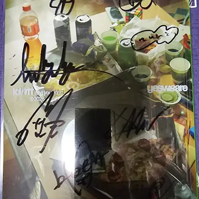 아이덴티티 idntt 비매 싸인앨범