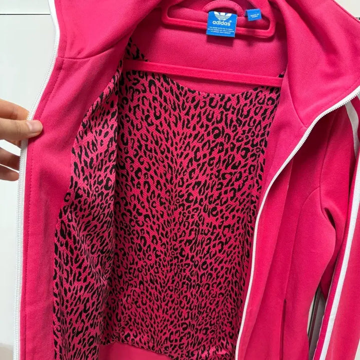 [BUNJANG] Adidas Pink Track Top 95 Size / 아디다스 3선 핑크색 트랙탑 95사이즈