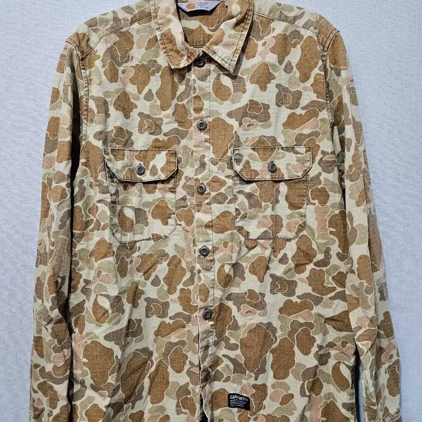 [BUNJANG] Carhartt Duck Camo Shirt / 칼하트 덕 카모 셔츠 남방