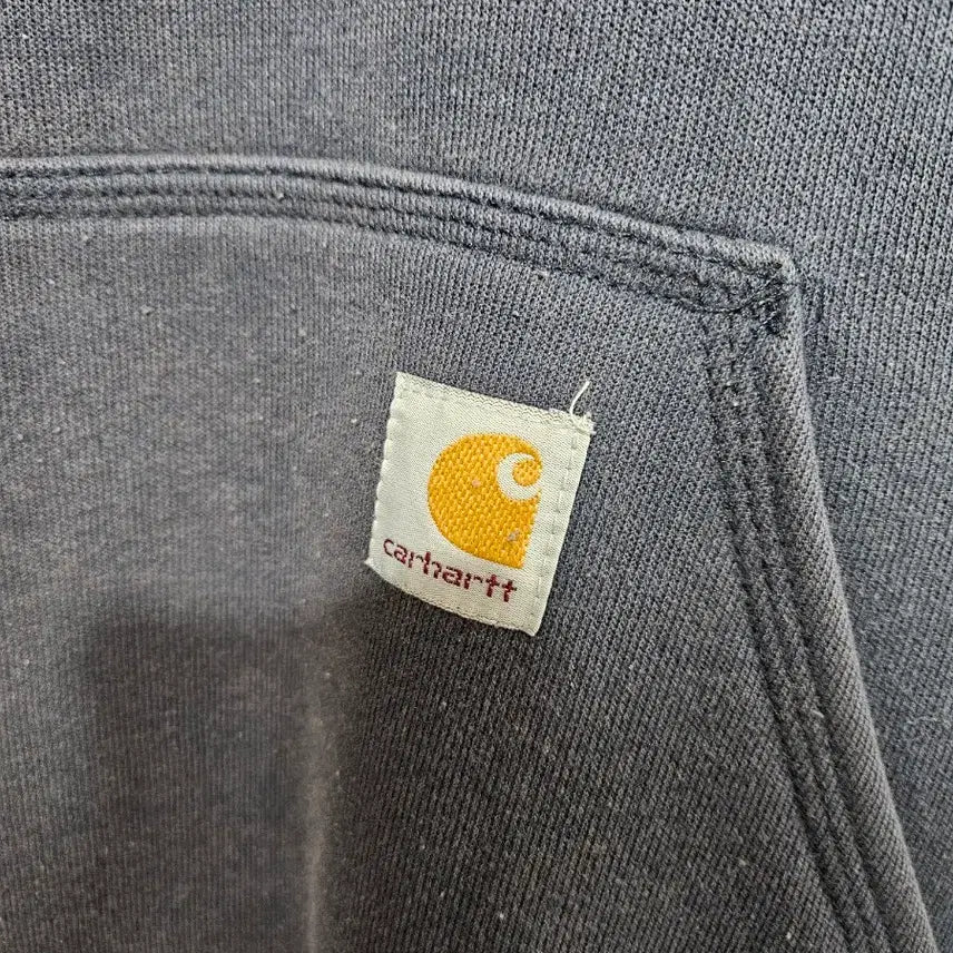 [BUNJANG] Carhartt Navy Hoodie / 칼하트 후드티 네이비