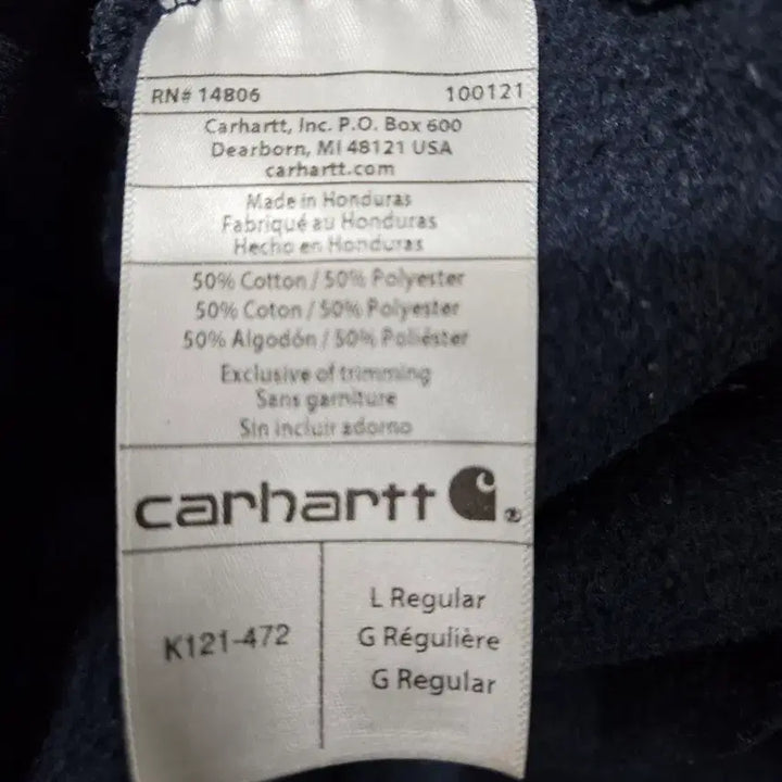 [BUNJANG] Carhartt Navy Hoodie / 칼하트 후드티 네이비