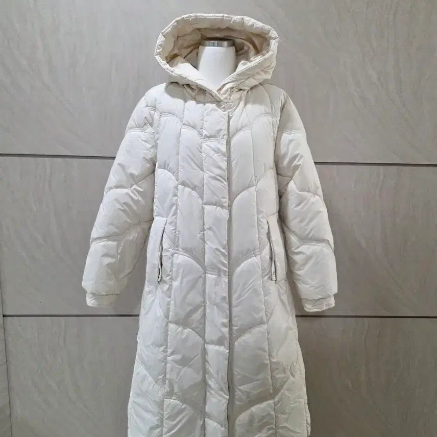 [BUNJANG] A-Line Long Padded Coat (55-77) / 체형커버 예쁜 A라인 롱패딩 오버핏(55~77반) 미친핏감